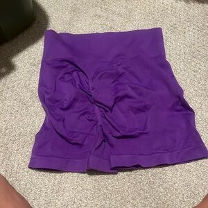 High waist scrunch butt work out shorts